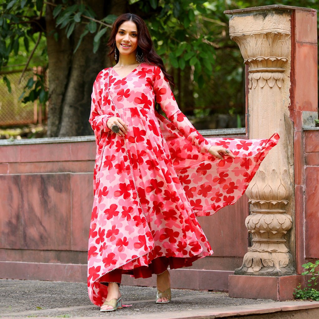 Darshi Floral Georgette  Set