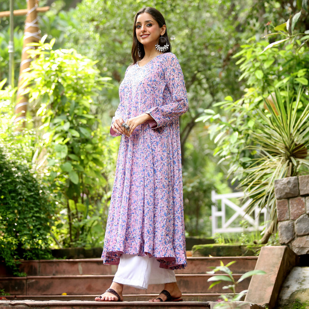 Garvi floral Kameez