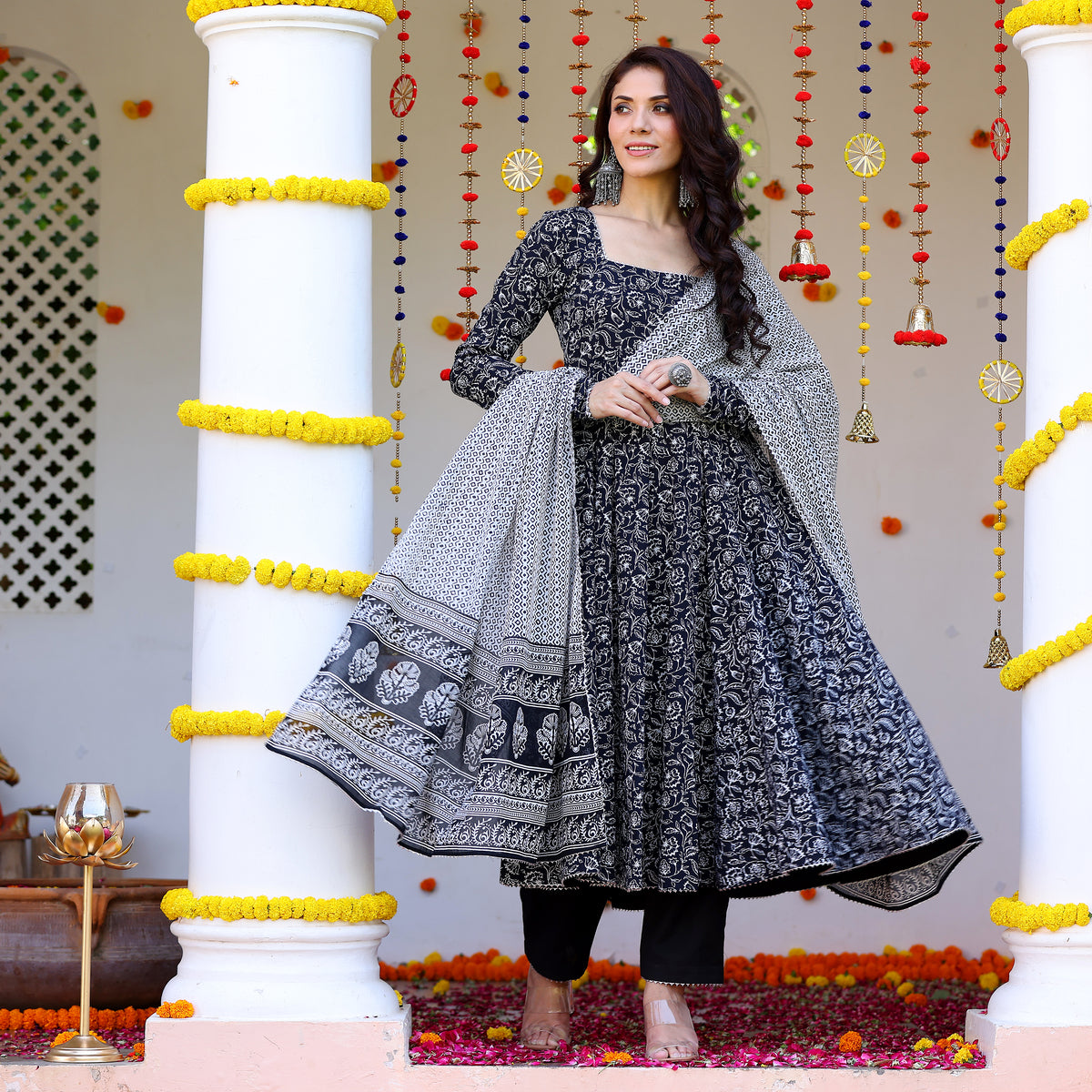 Amalkari Cotton Printed Set