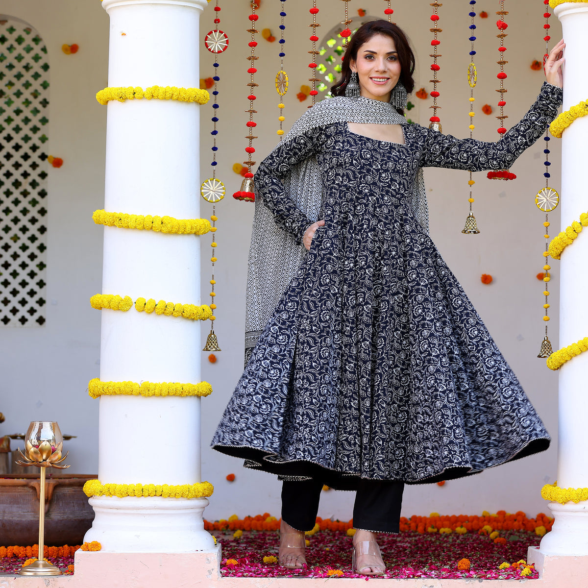 Amalkari Cotton Printed Set