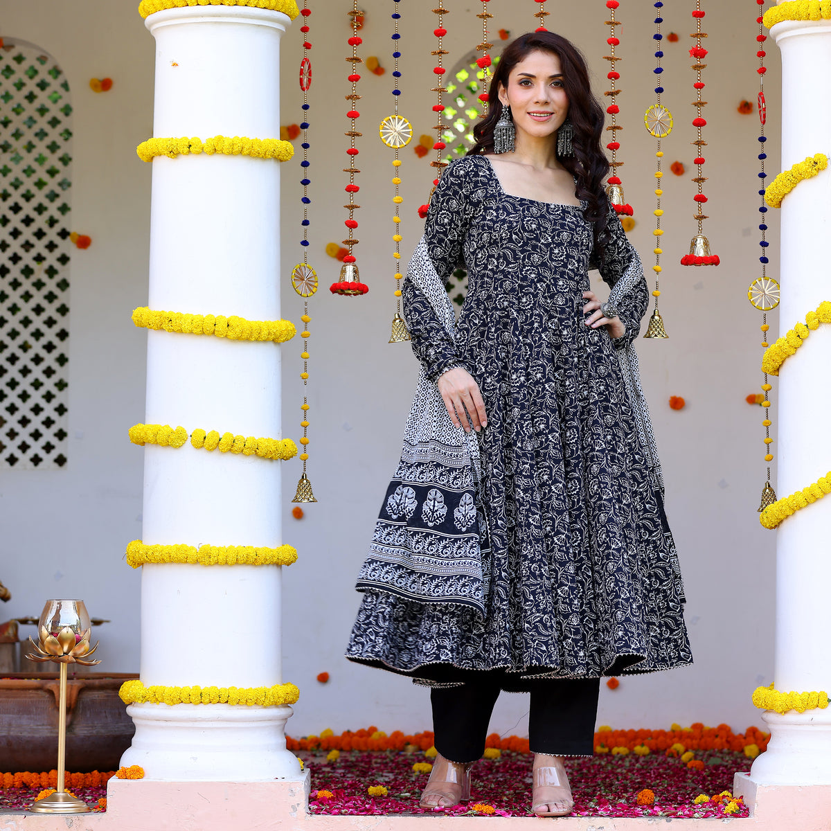Amalkari Cotton Printed Set