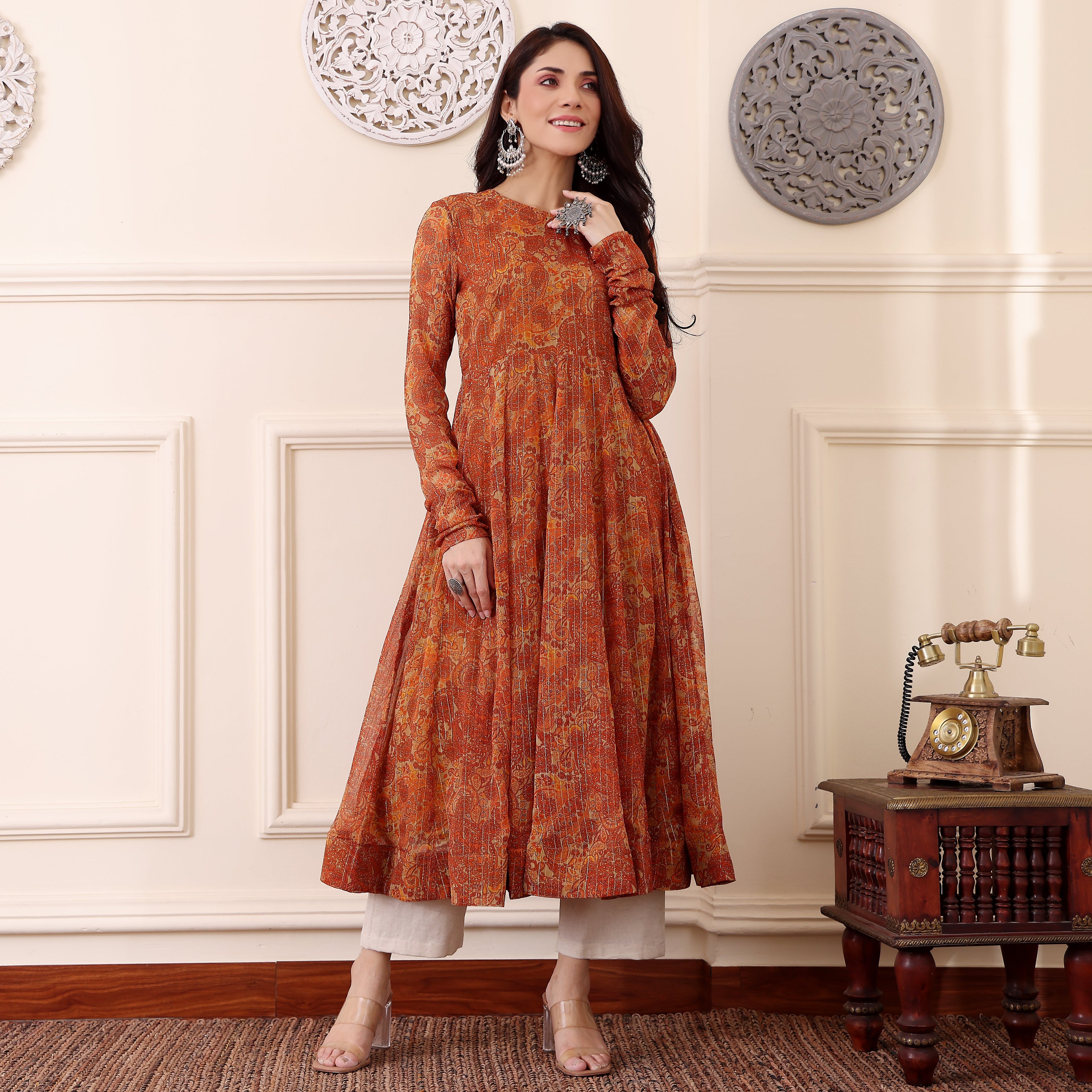 Yanika Georgette Kurta