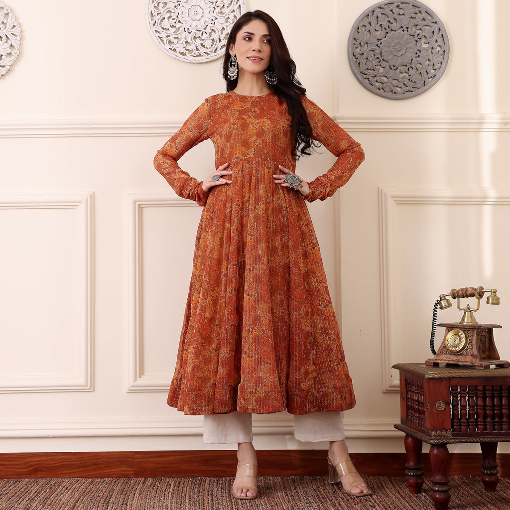 Yanika Georgette Kurta