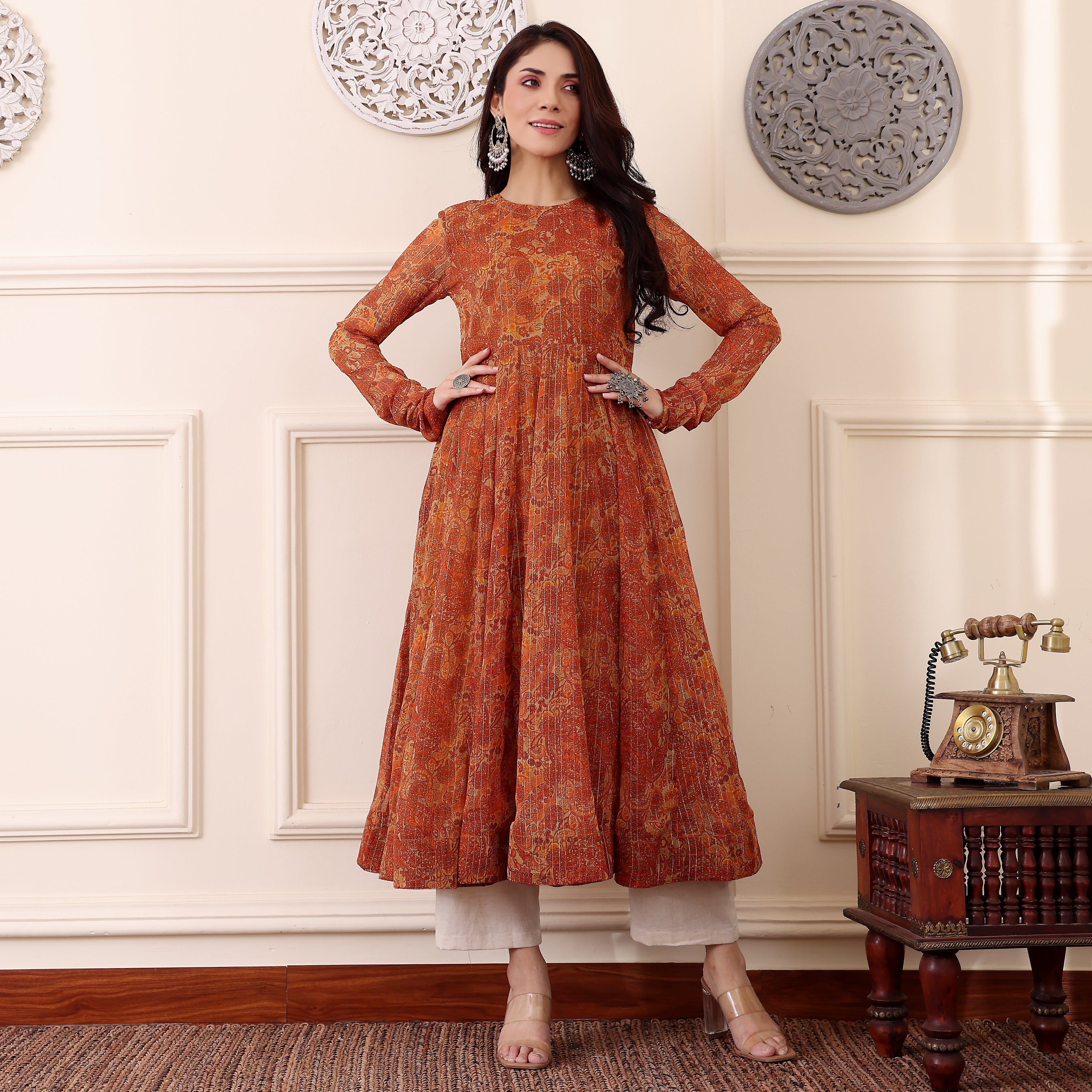Yanika Georgette Kurta