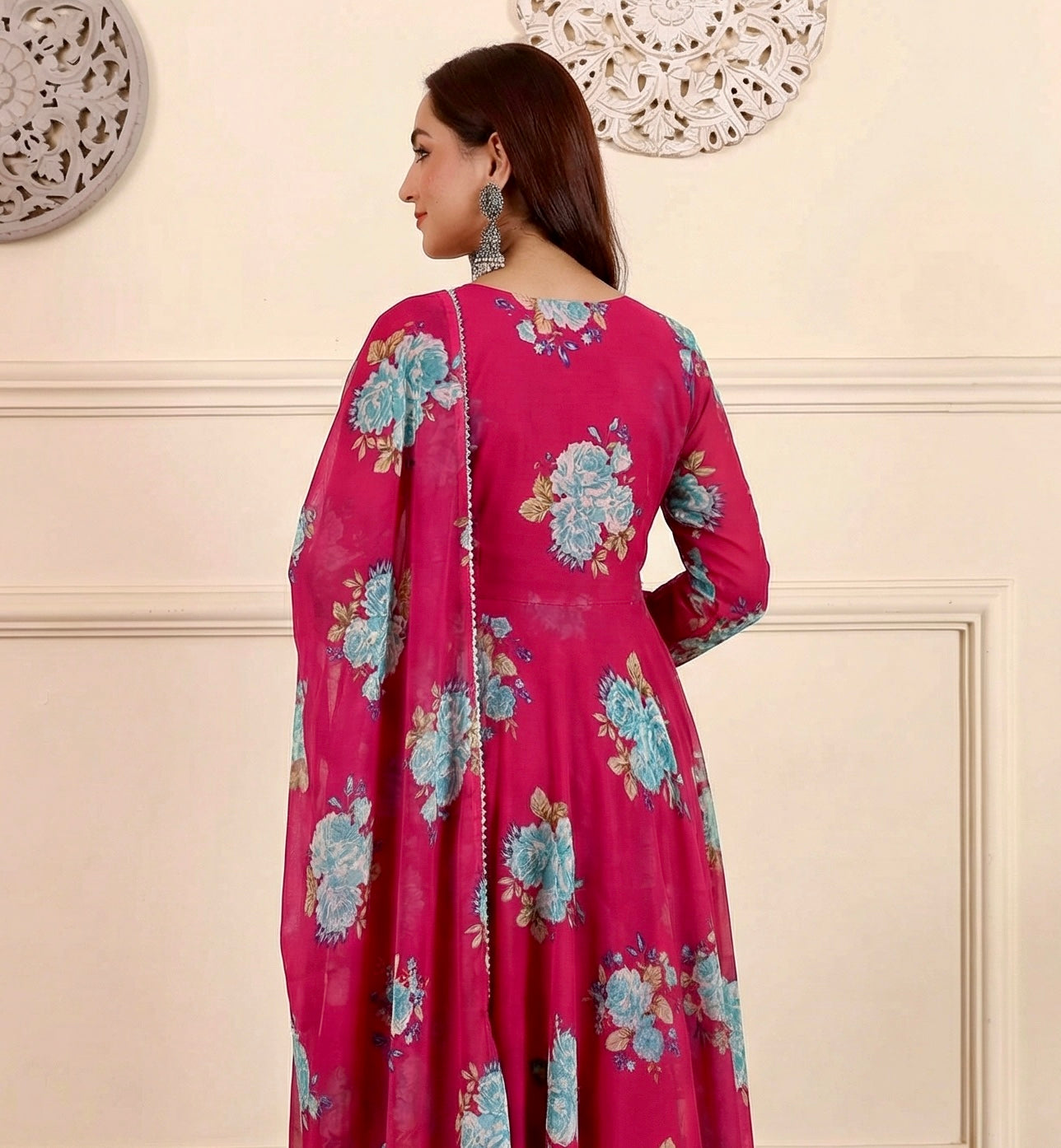 Rani Pink Georgette set