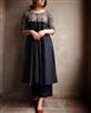 Black Gulkhaer kalamkari Kurta