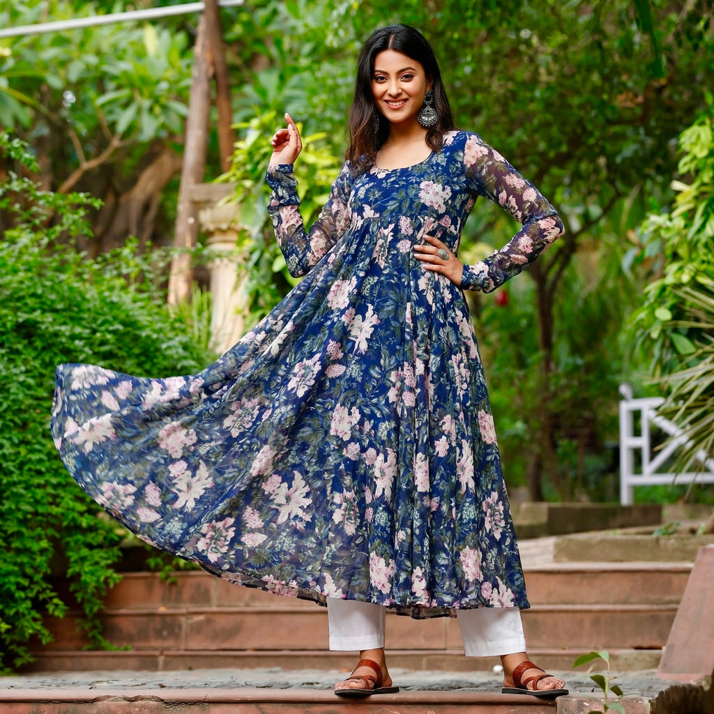 Saachi Georgette Kurta