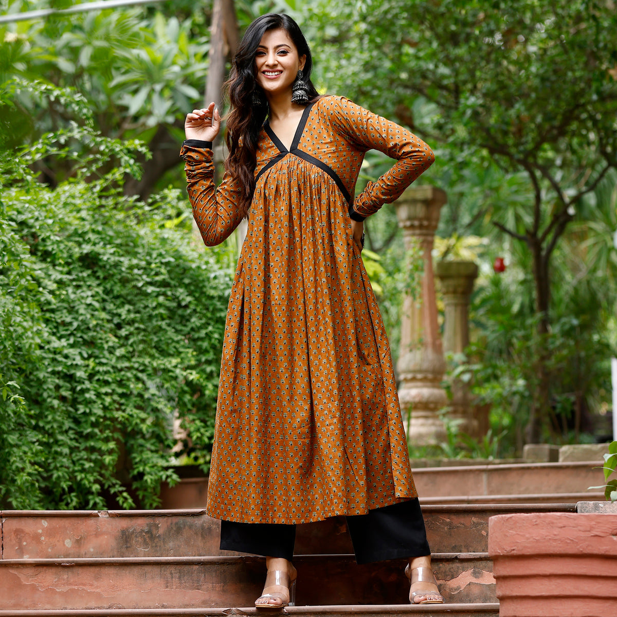 Neria Flare Cotton Kurta
