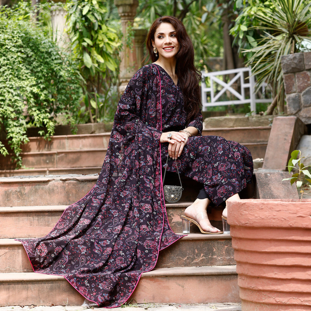 Kambhavati Georgette Set
