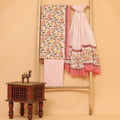 Sanganeri Rapid Printed cotton  unstitched Suit set
