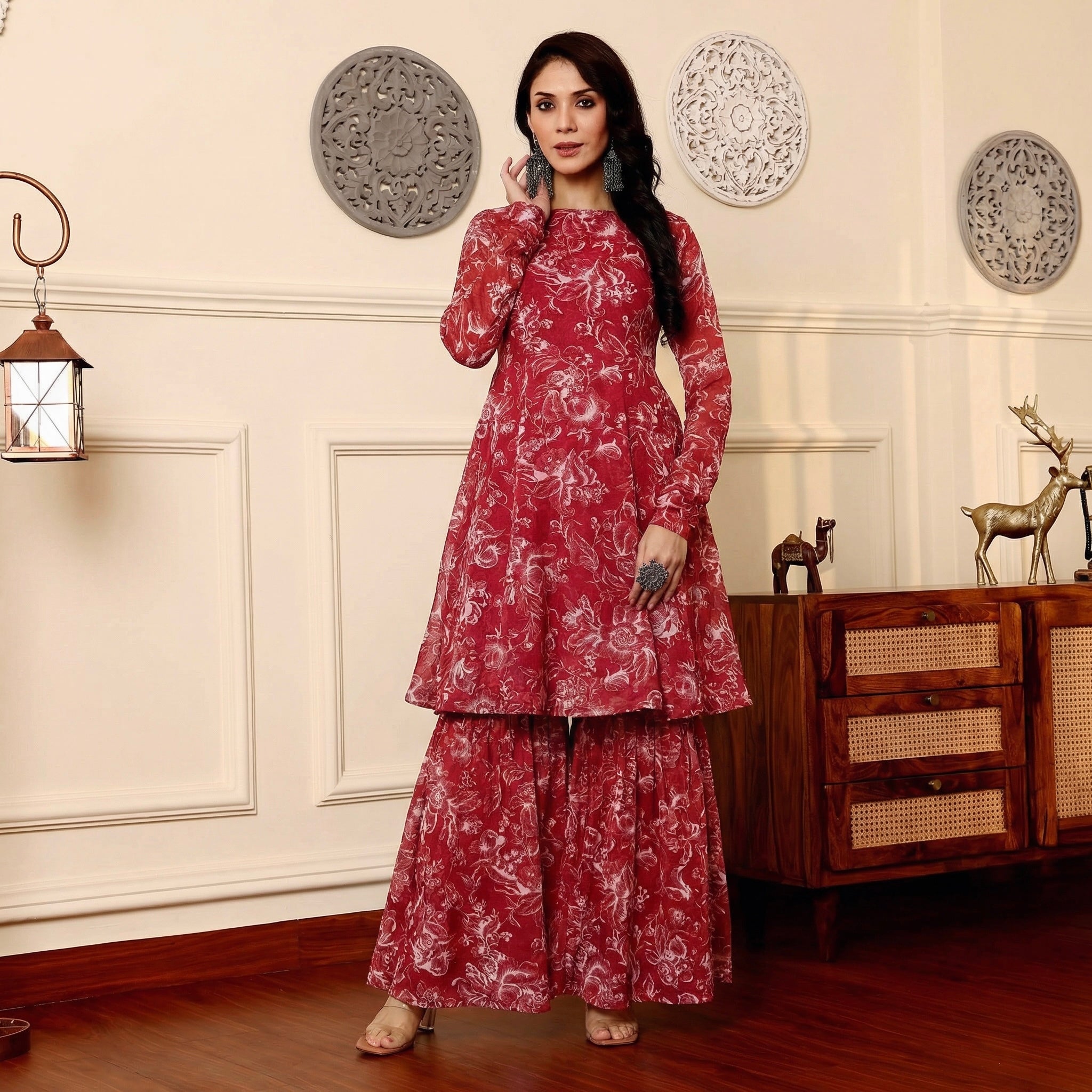 Aradhya Sharara Georgette Set