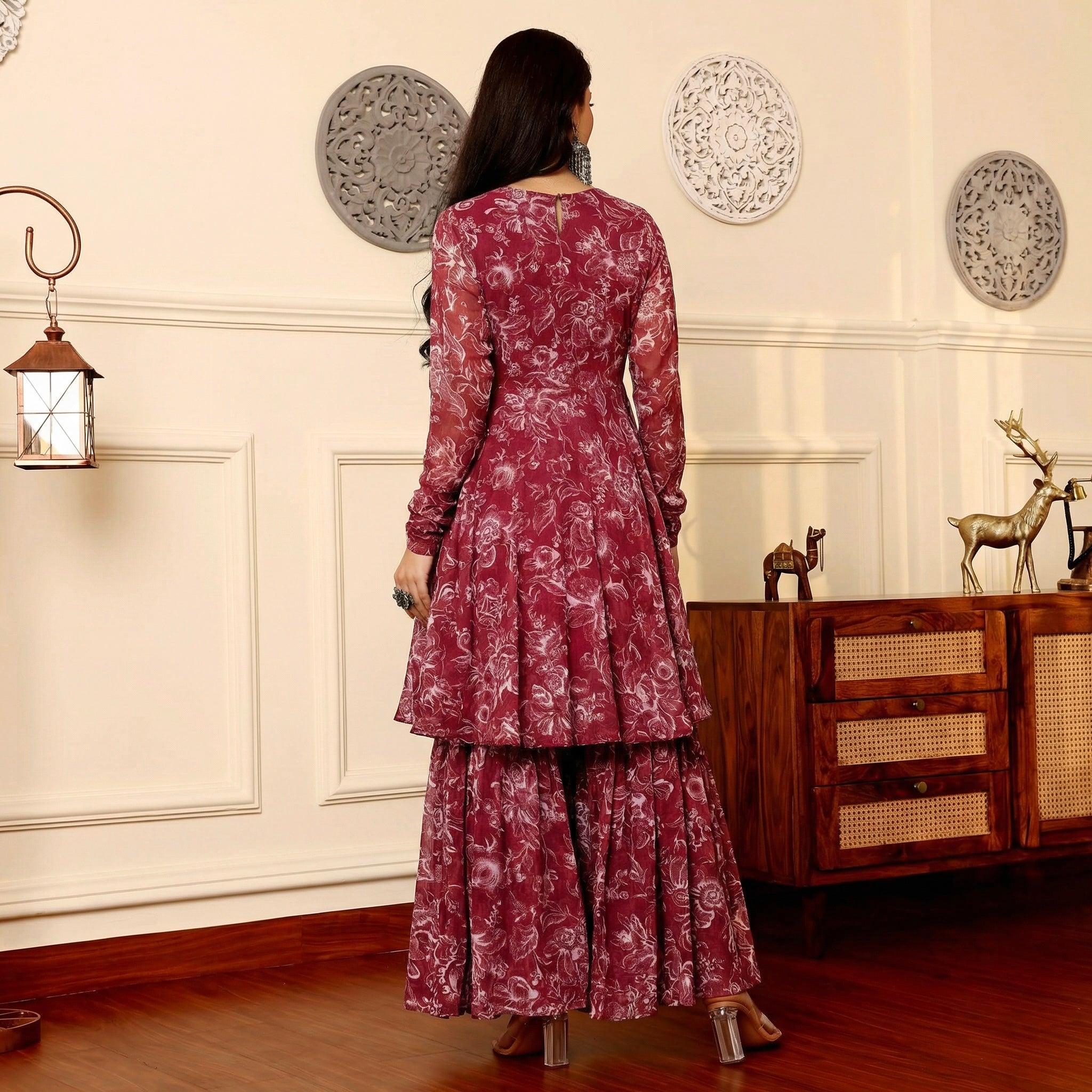 Aradhya Sharara Georgette Set