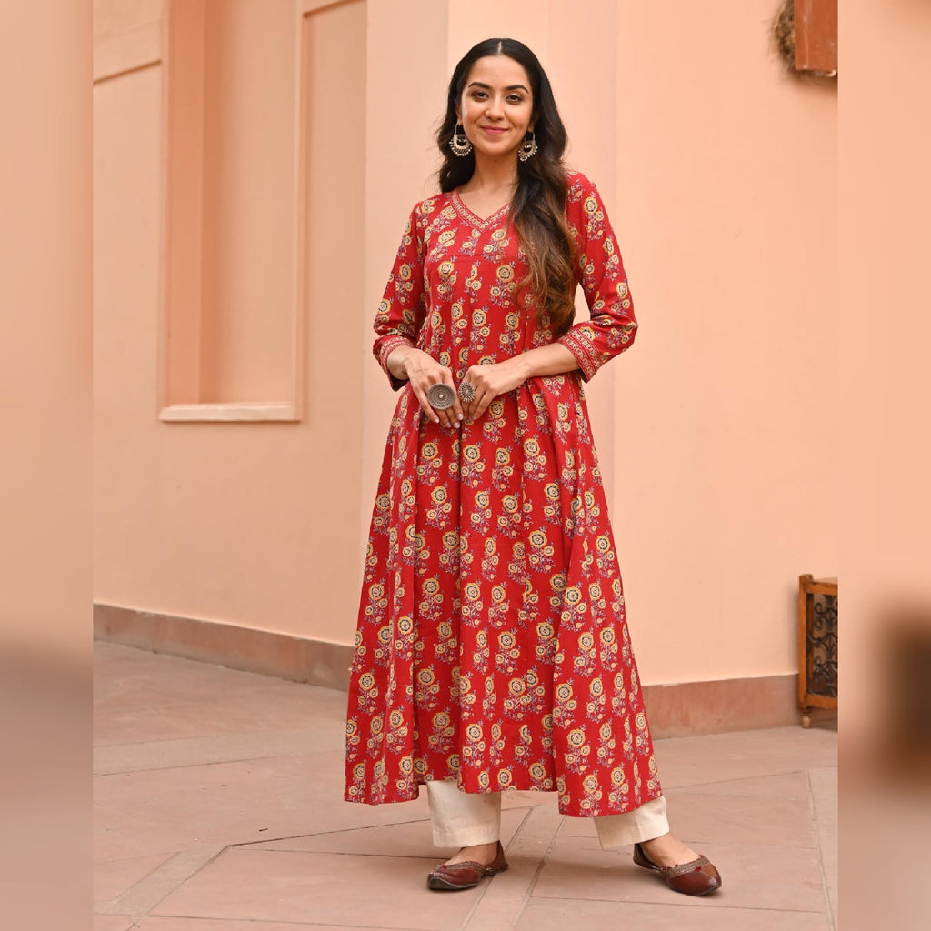 Ziniya Cotton Kurta