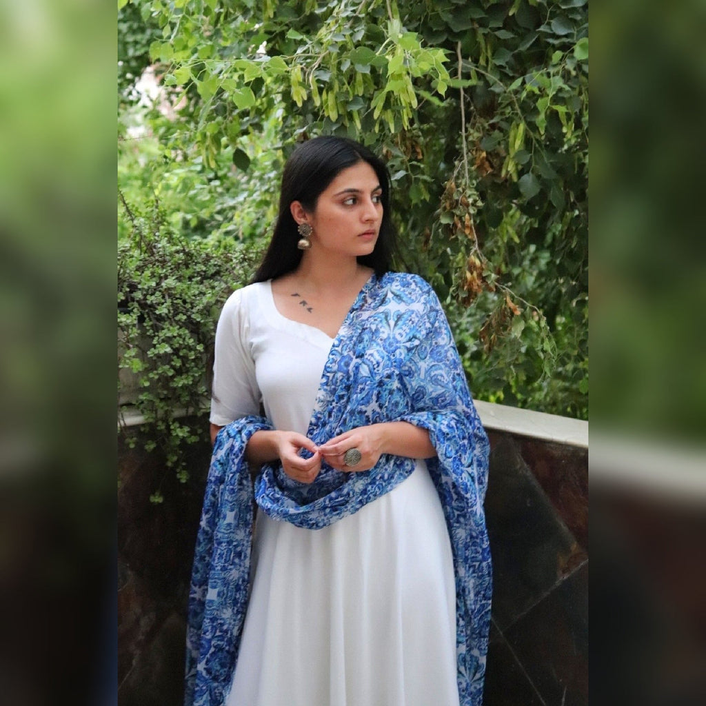 Nousheen Soft Rayon cutwork  Set
