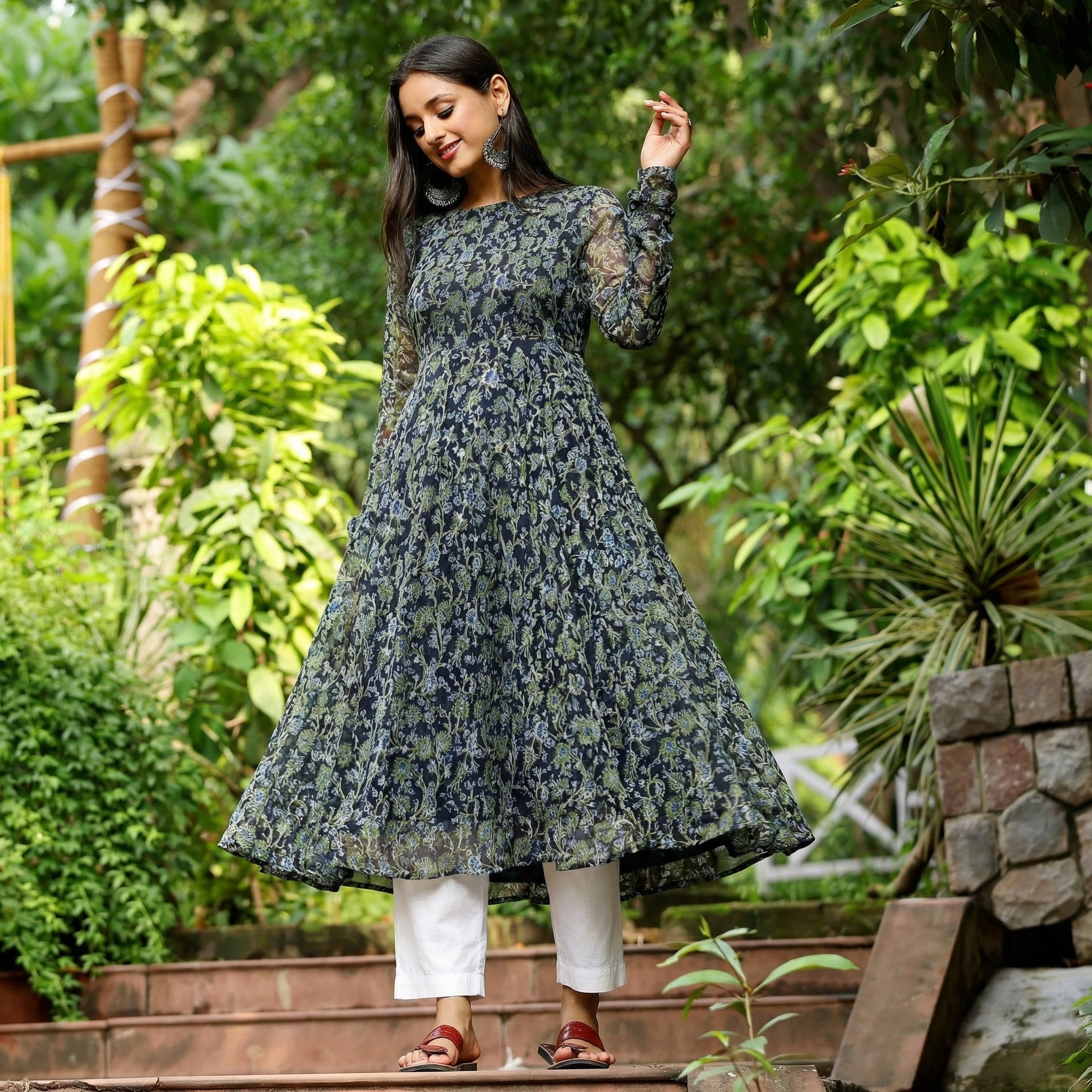 Prana Georgette Kurta