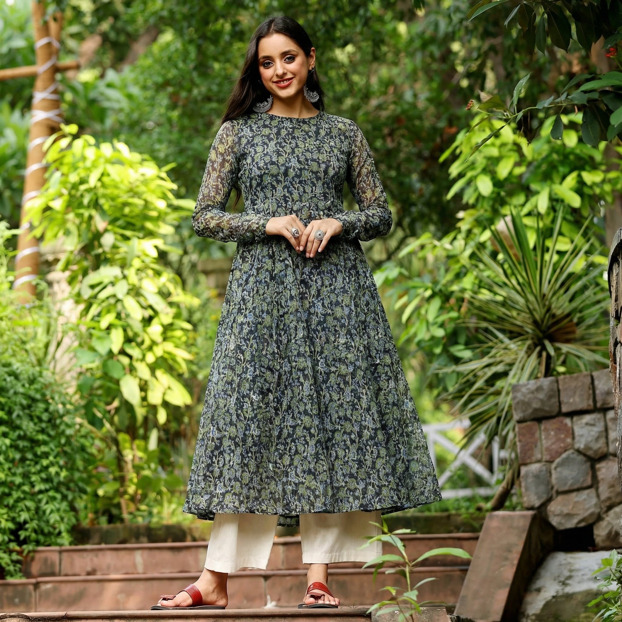 Prana Georgette Kurta