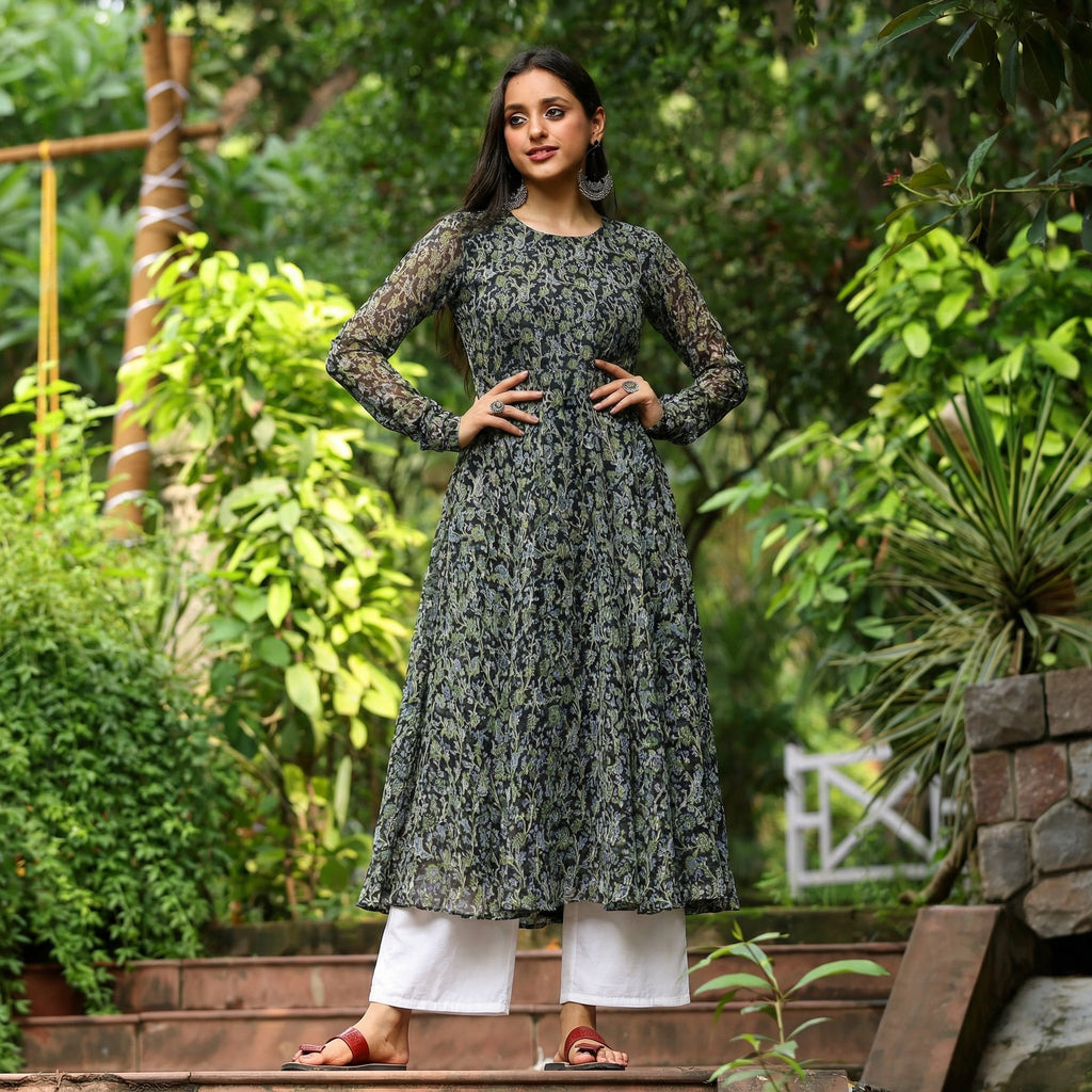 Prana Georgette Kurta