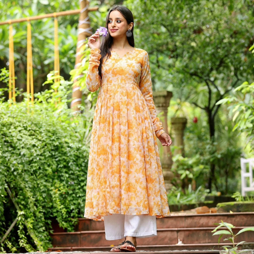 Maala Georgette Kurta