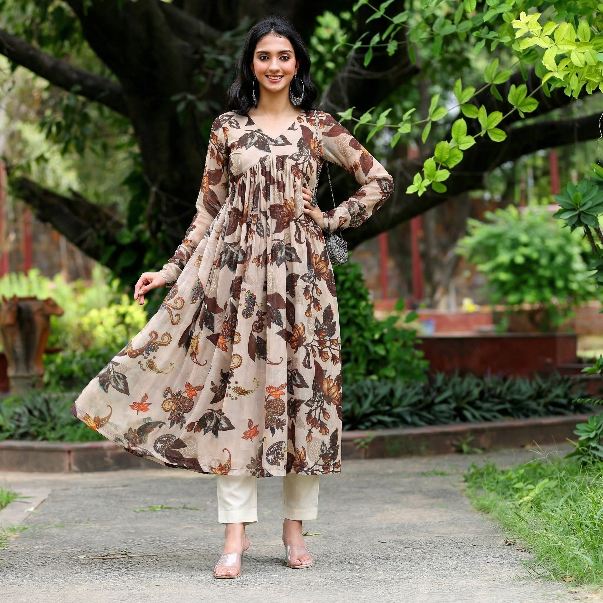 Aaria Georgette Kurta
