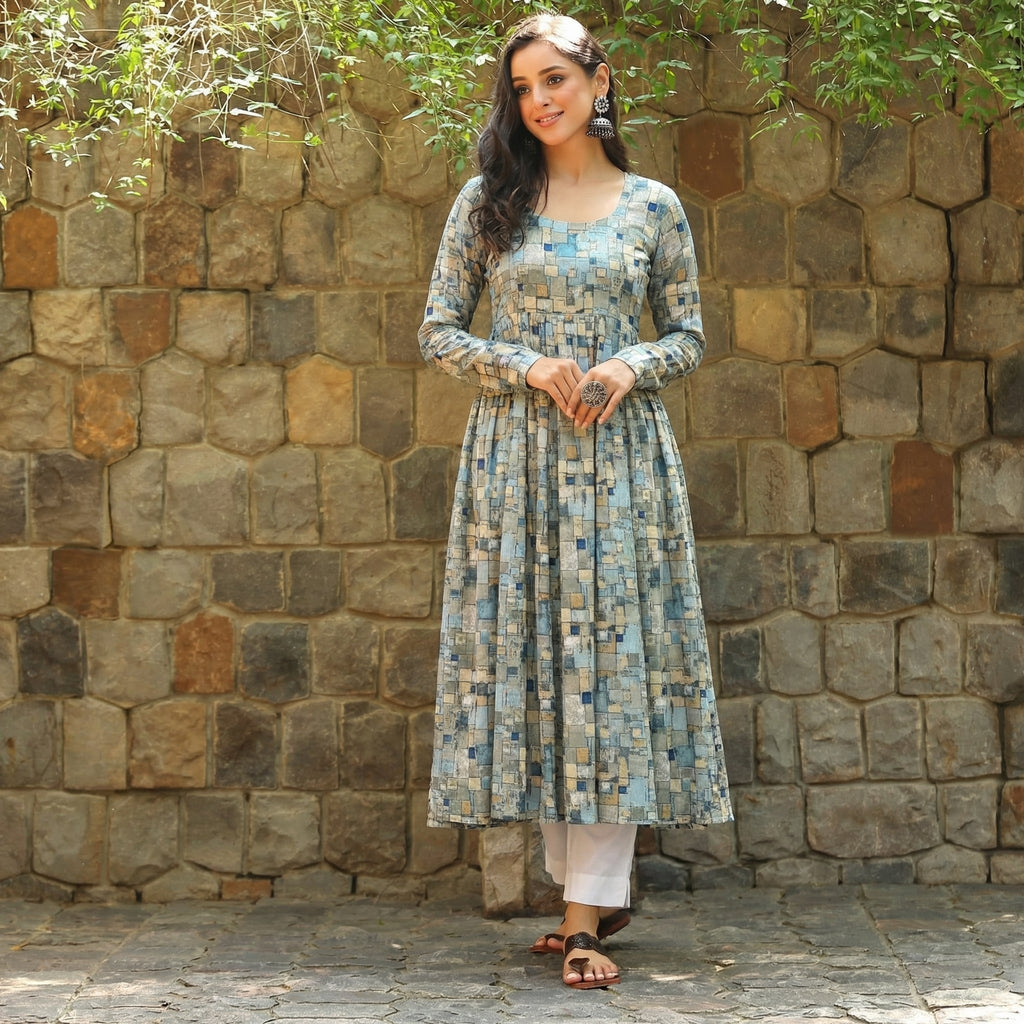 Lamshaa Georgette Kurta