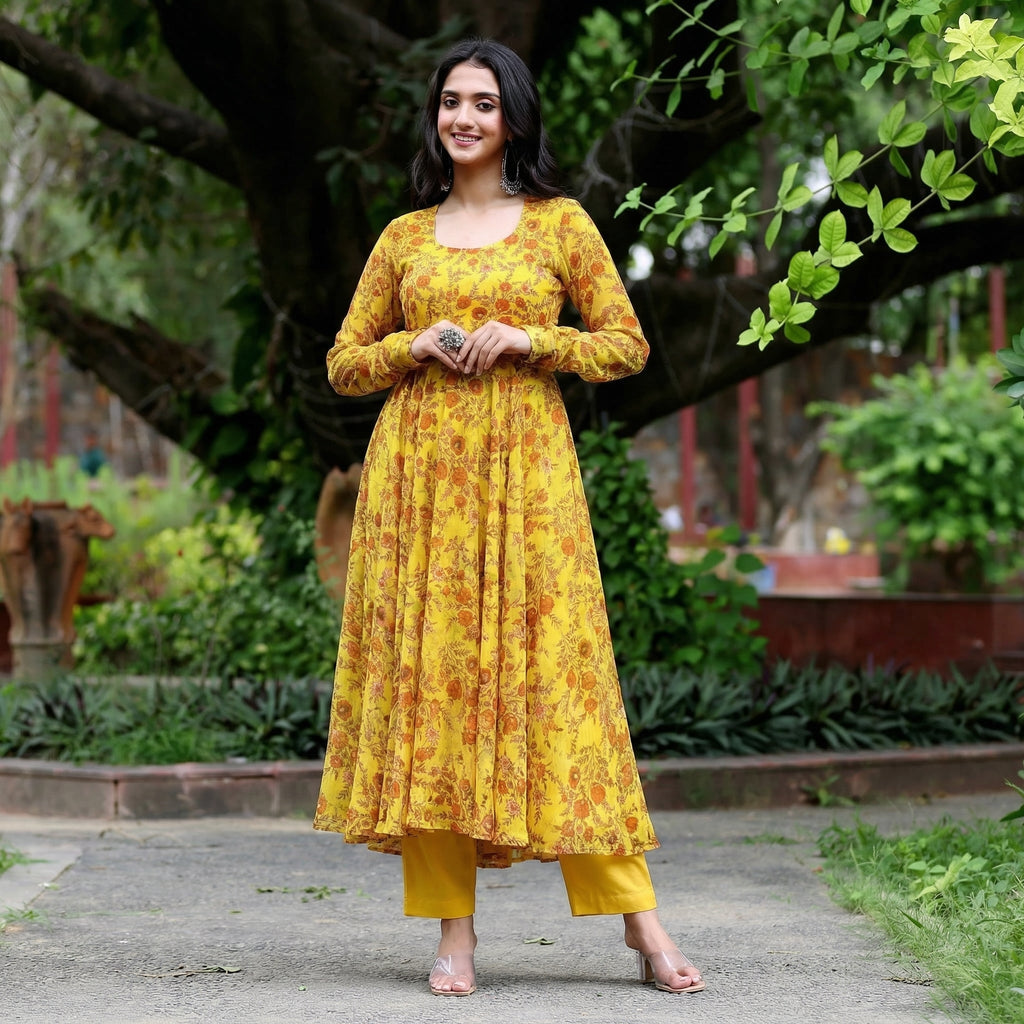 Rajeshwari Georgette Kurta