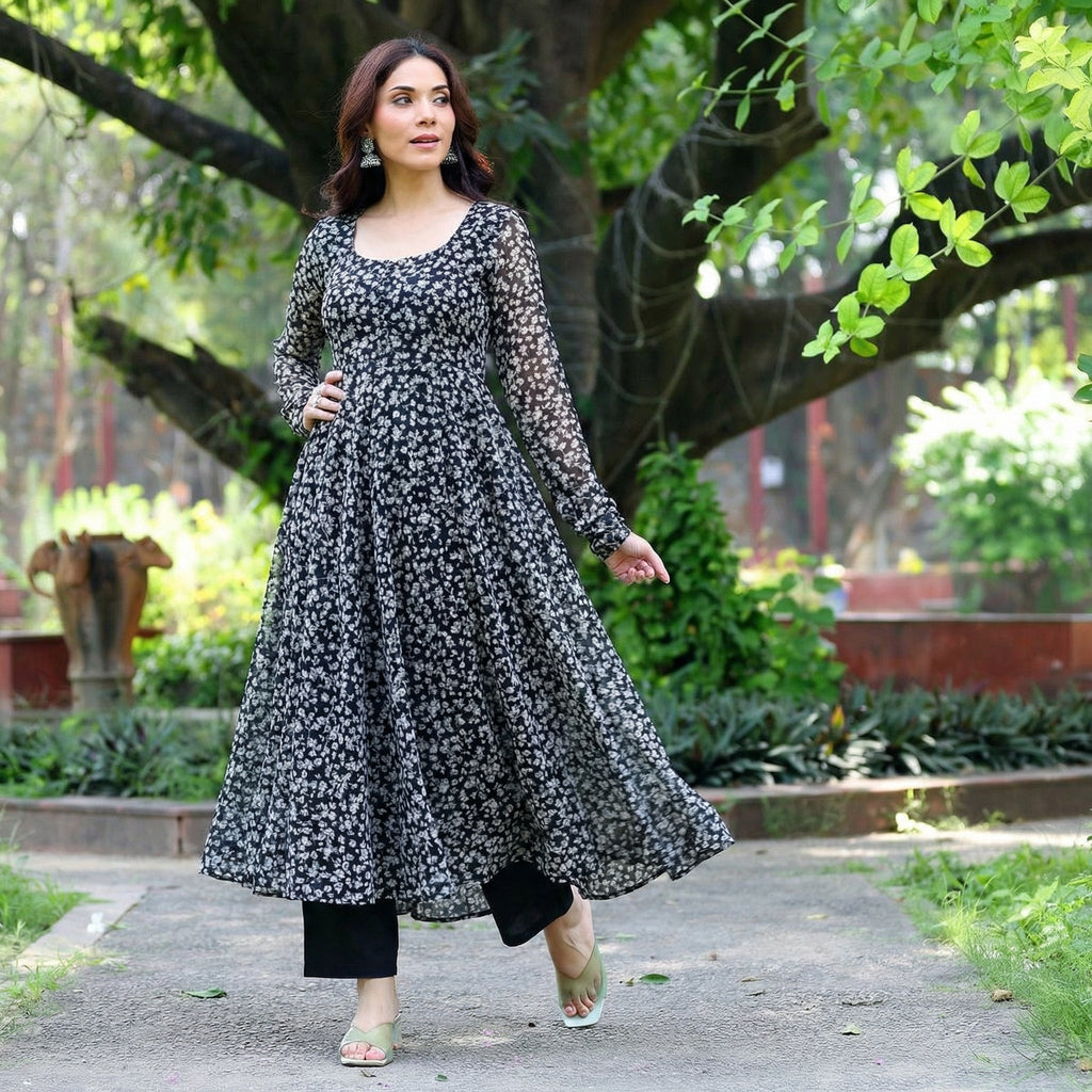 Hansa Georgette Kurta