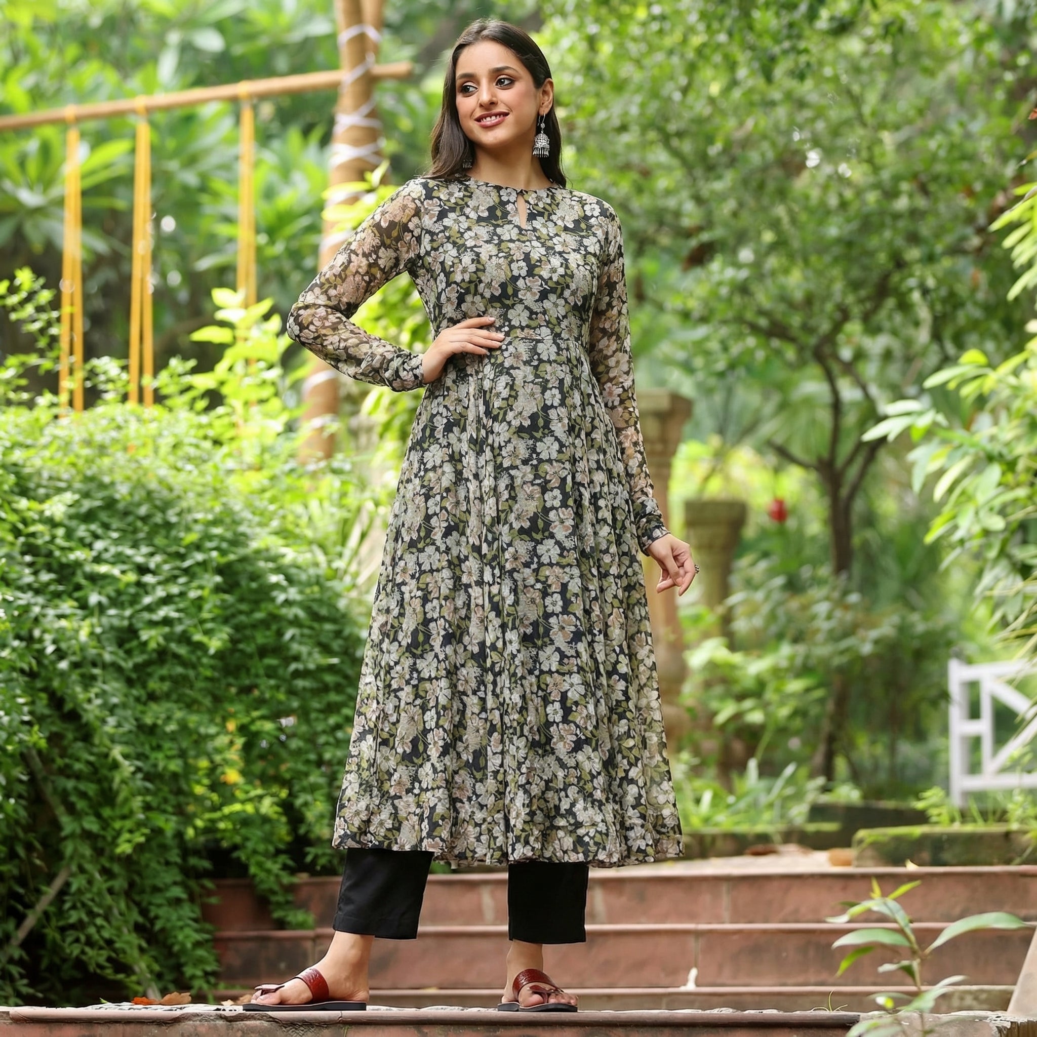 Dhuni Georgette Kurta
