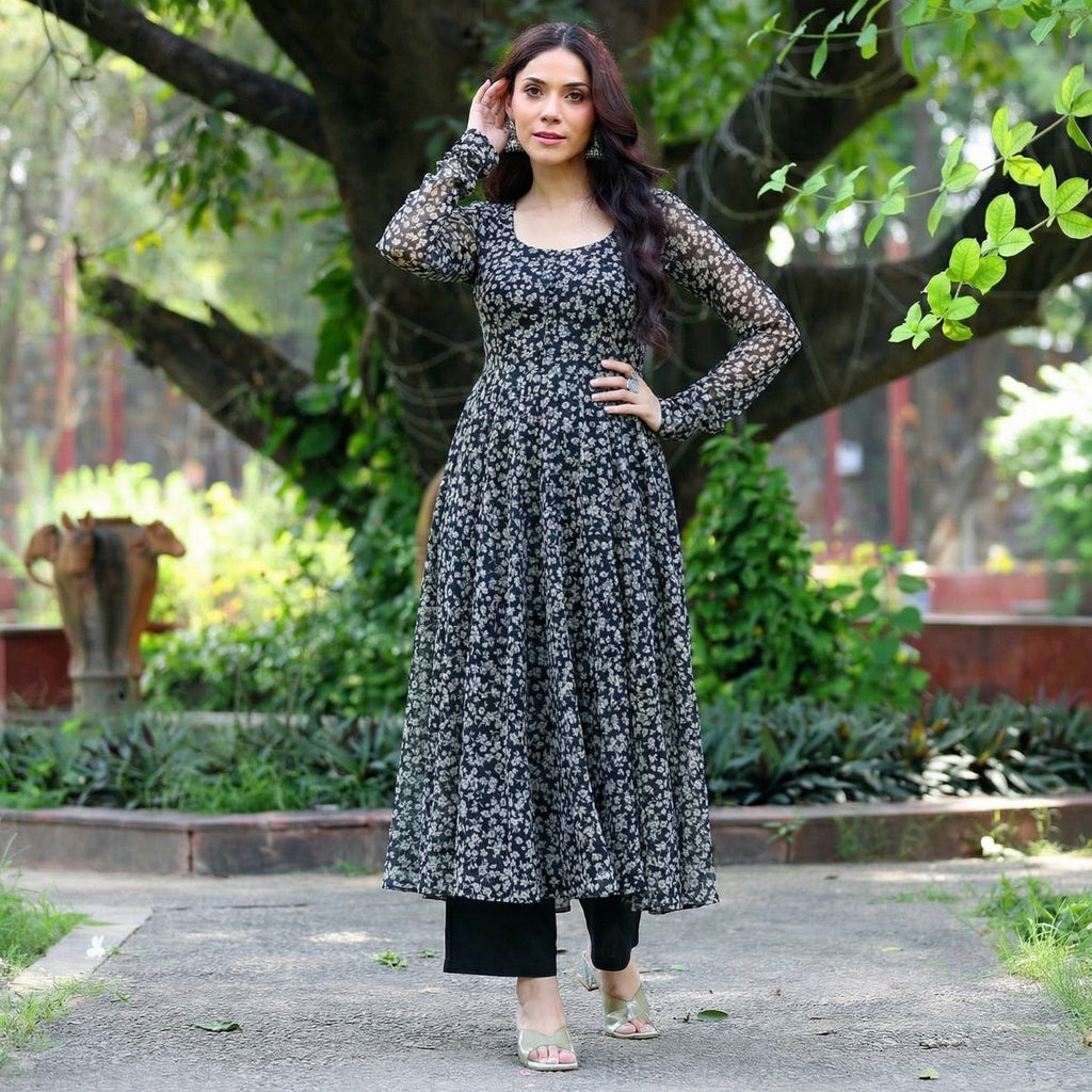 Hansa Georgette Kurta