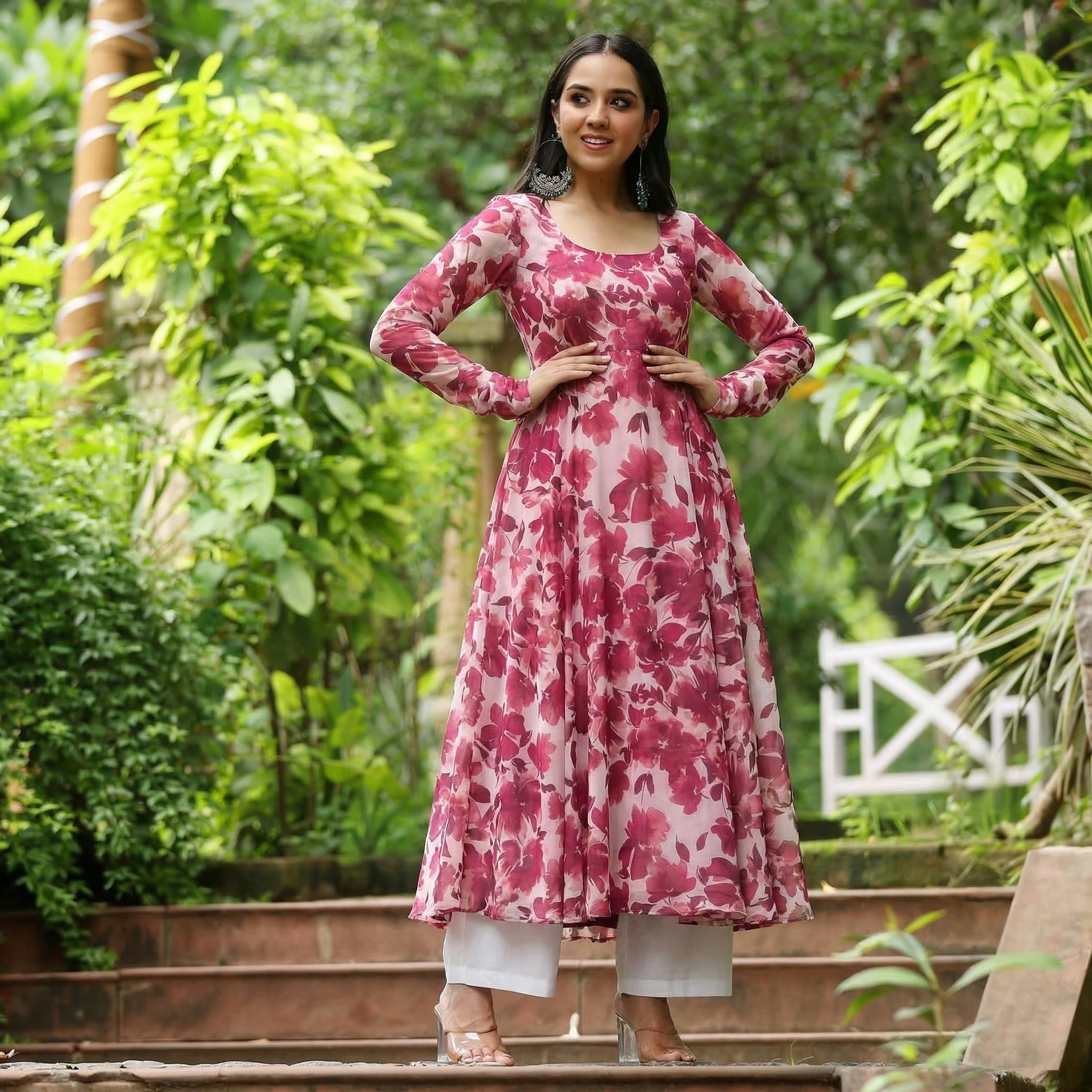 Hana Georgette Kurta