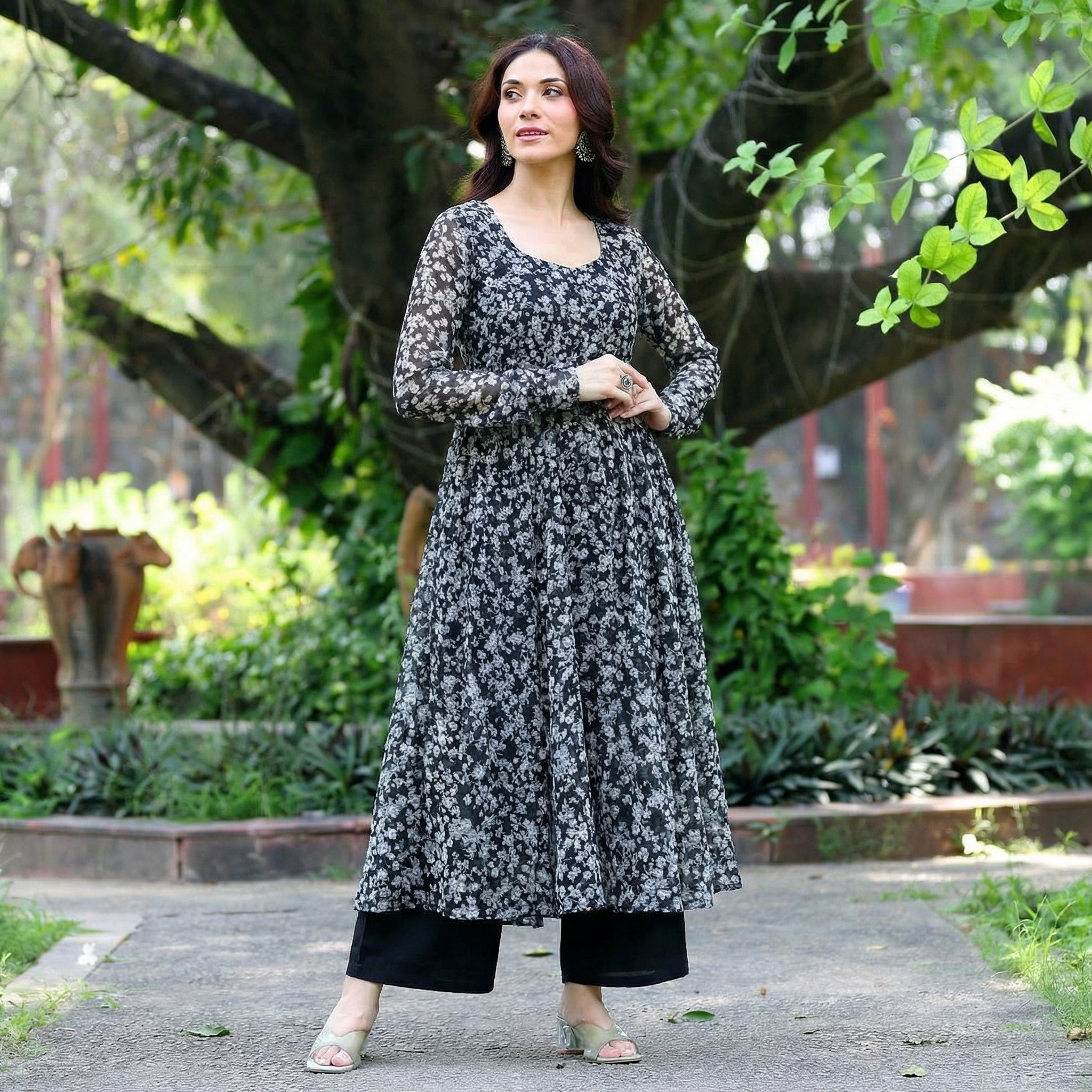 Hansa Georgette Kurta