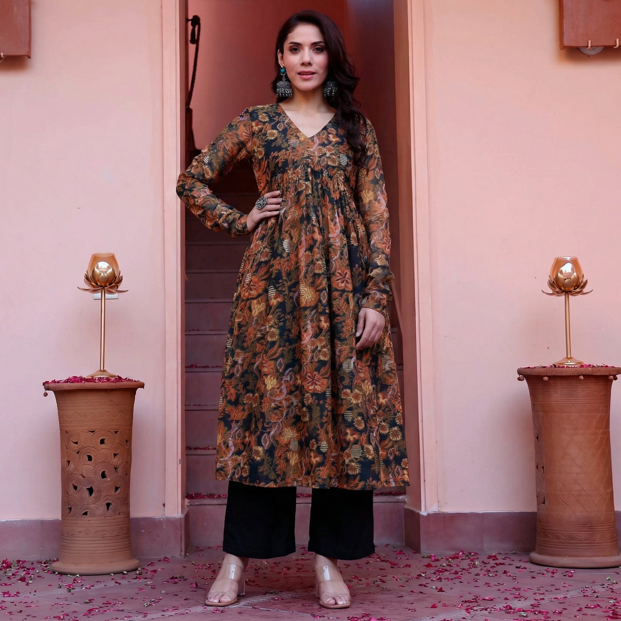 Aniha Georgette Kurta