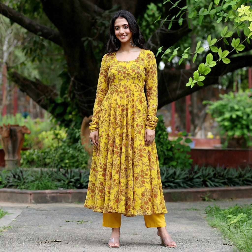 Rajeshwari Georgette Kurta