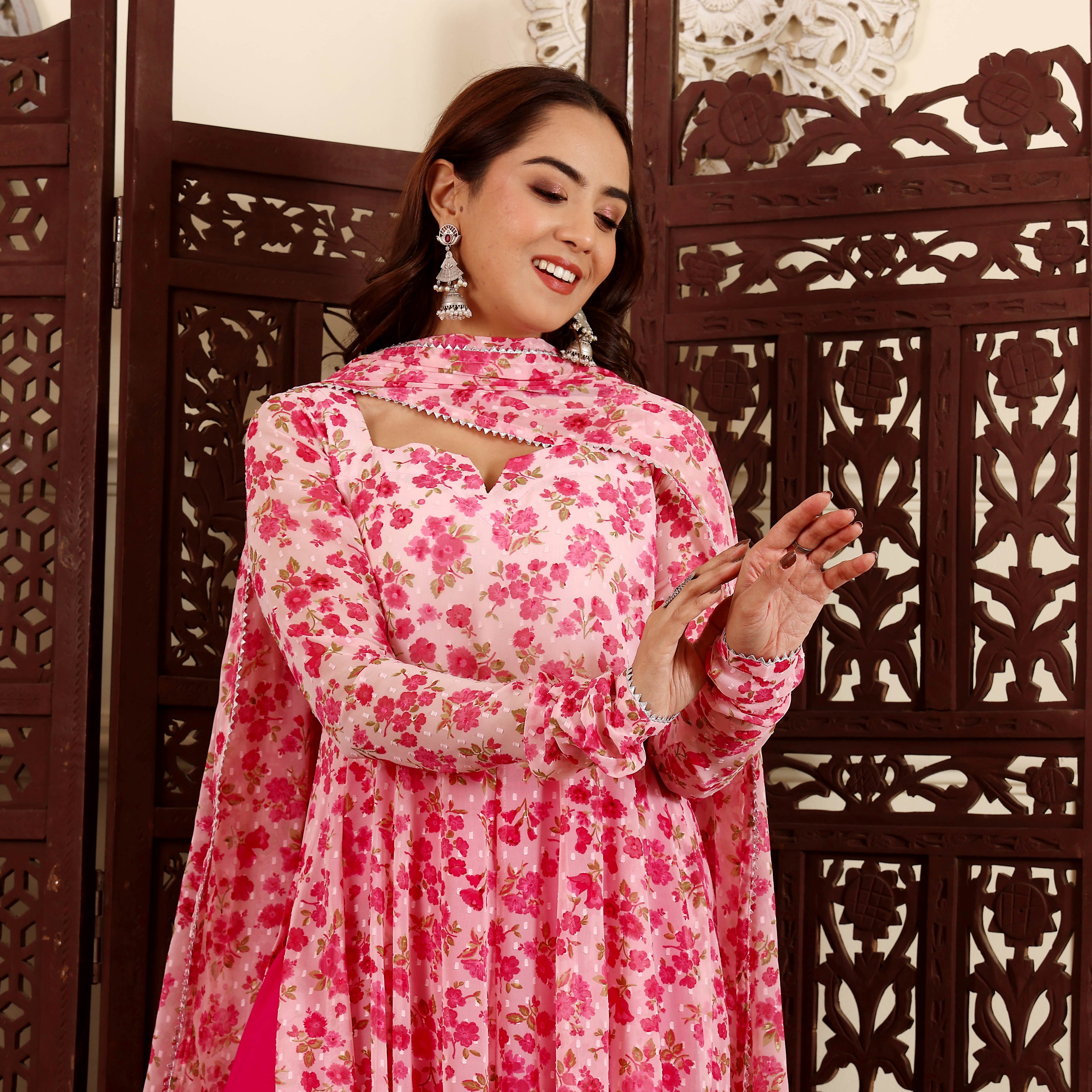 Zubina Georgette Set