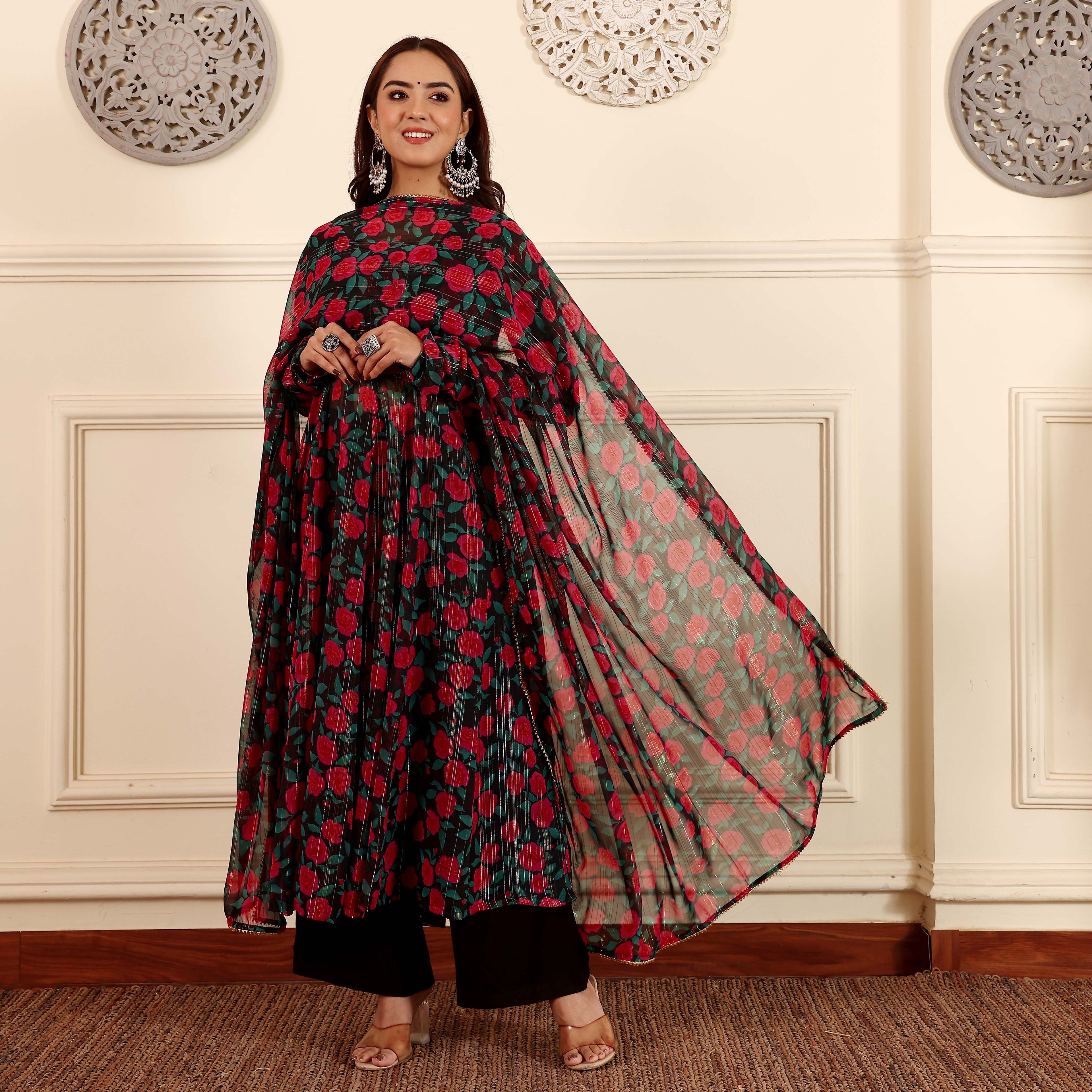 Fiza Georgette Set