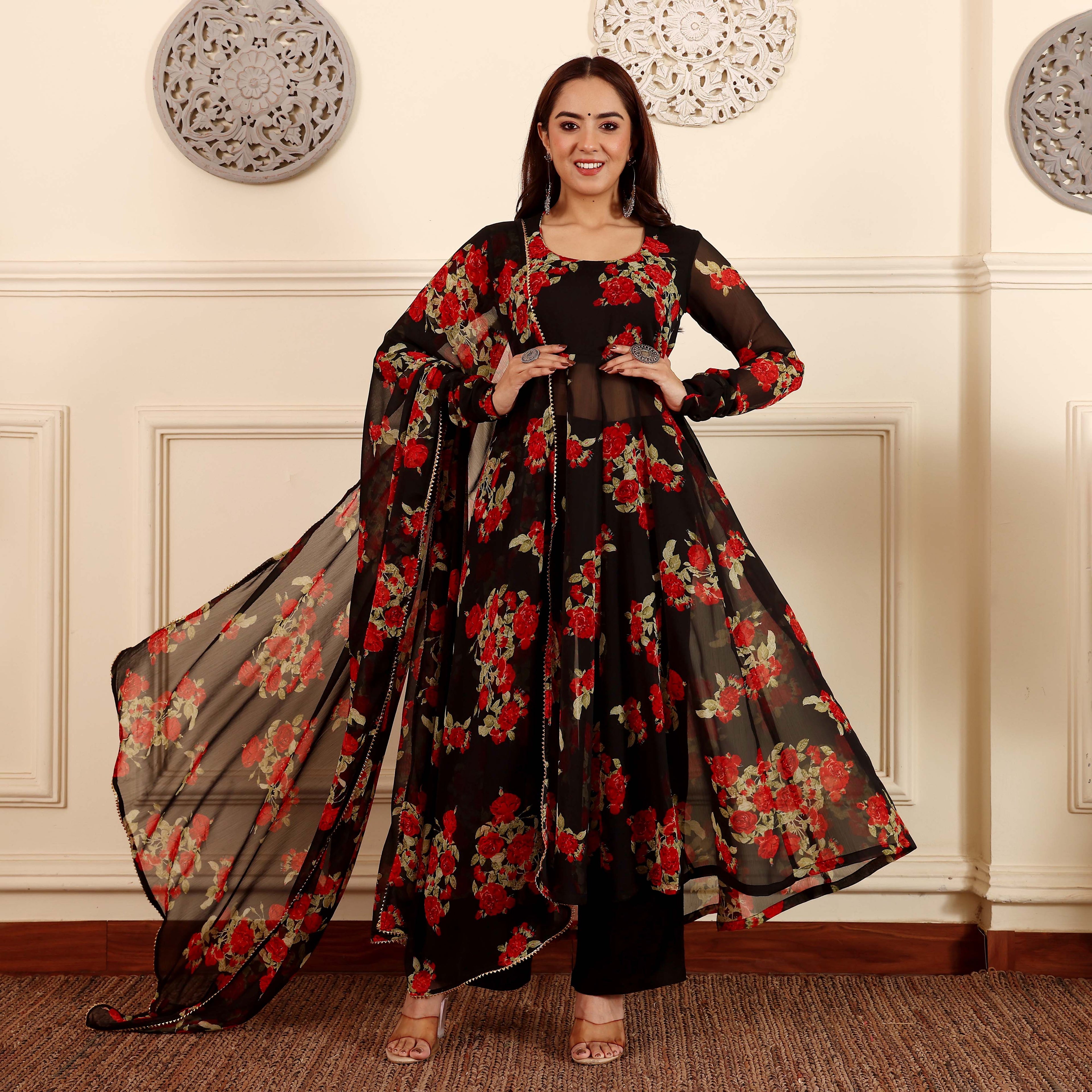 Krihana Georgette Set