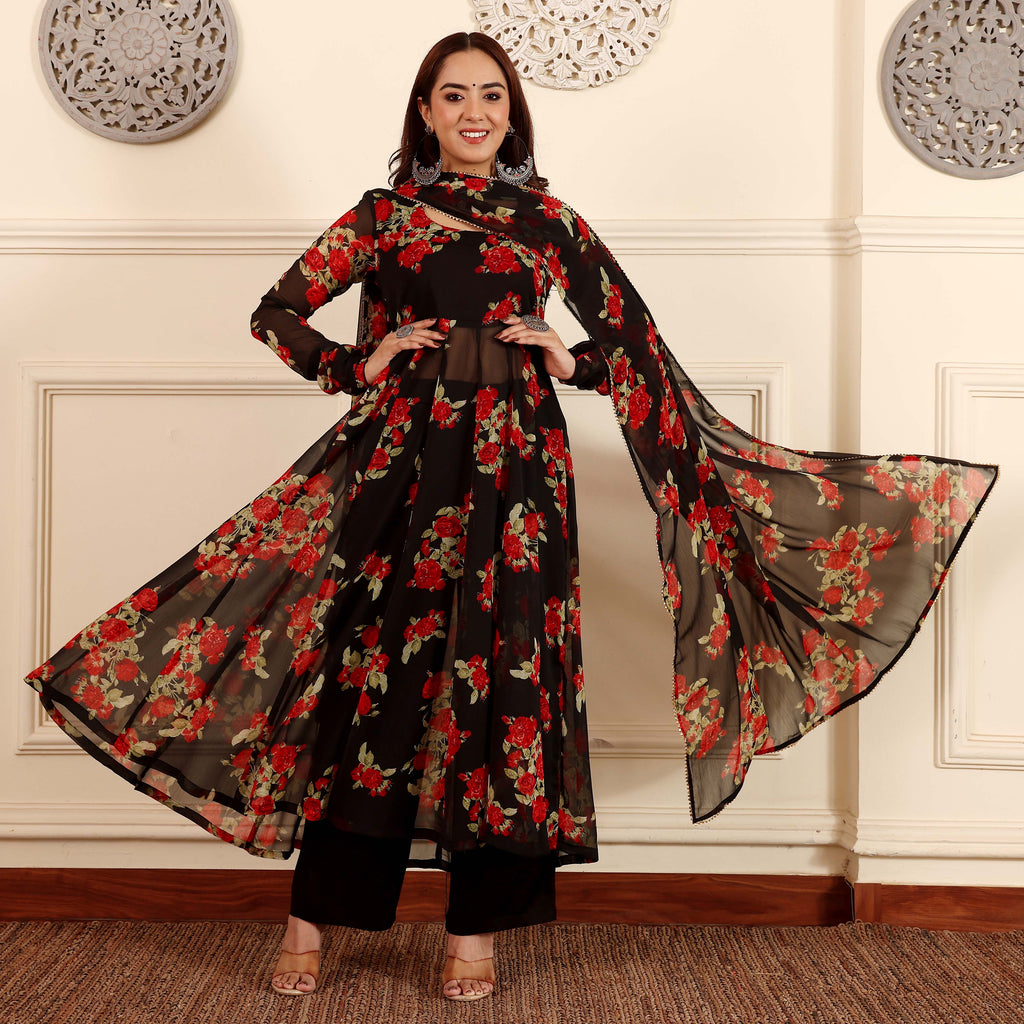 Krihana Georgette Set