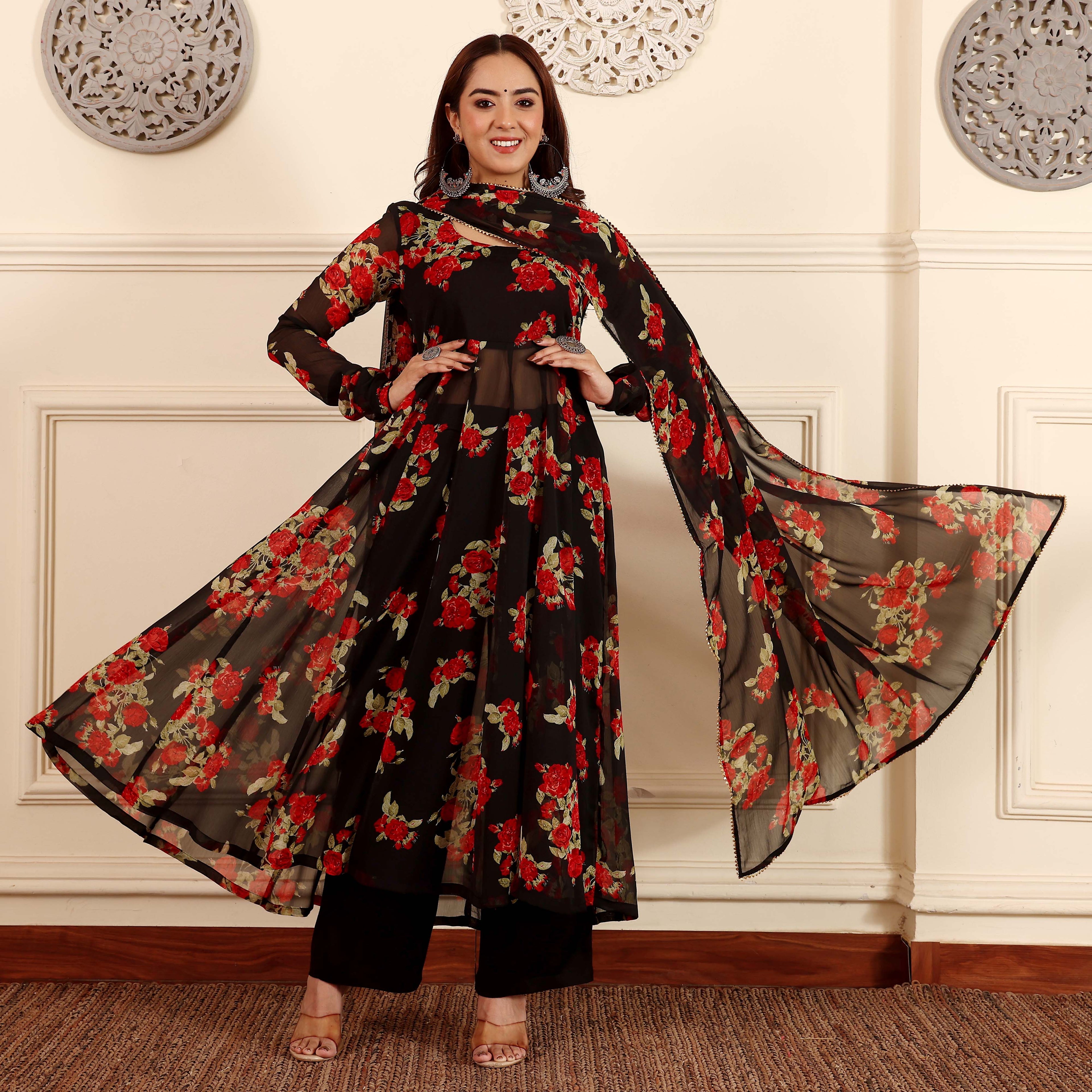 Krihana Georgette Set