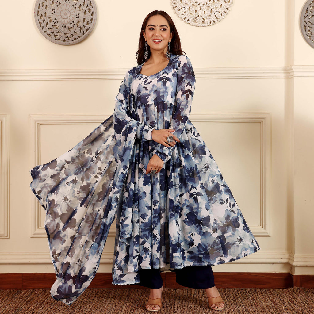 Yaanvi Georgette Set